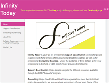 Tablet Screenshot of infinitytoday.com